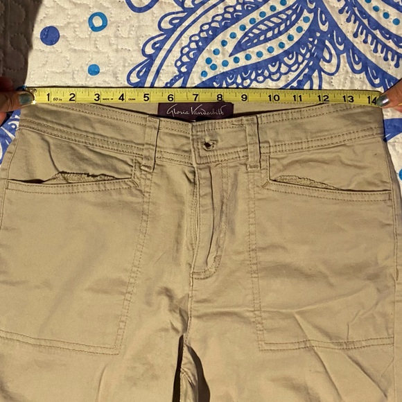 KHAKI Gloria Vanderbilt Petite Dress Pants - 6P - Picture 6 of 6